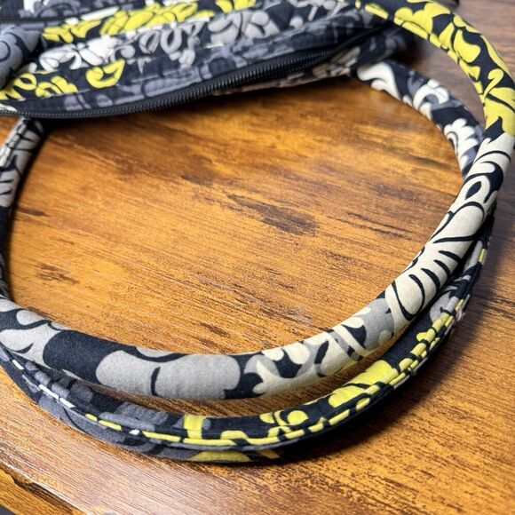 Retired Vera Bradley BAROQUE Large Weekender Travel Bag Green Black - Picture 8 of 11